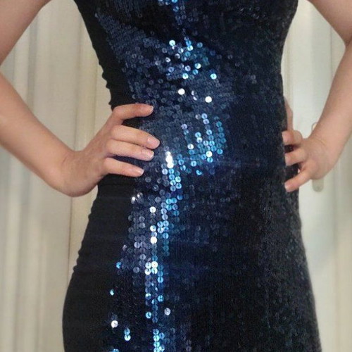Angel Eye dress with sequins like new, size M