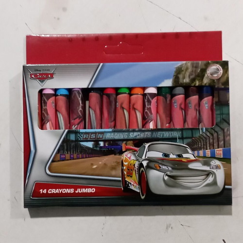 Cars jumbo crayons set of 14 new