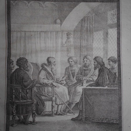Books by Heinrich Bullinger and Johann Conrad Pfenninger used, 19th century