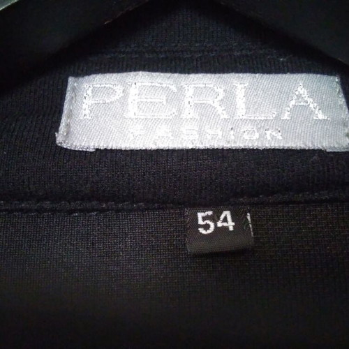 Perla women's set with jacket shirt and pants 1997, new, black