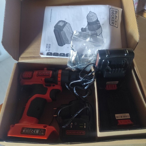 Black & Decker 18V Li-Ion Cordless Drill New