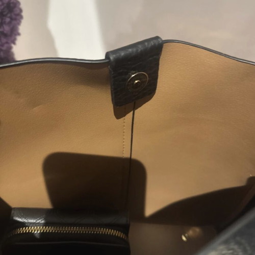 Black shoulder bag new with wallet