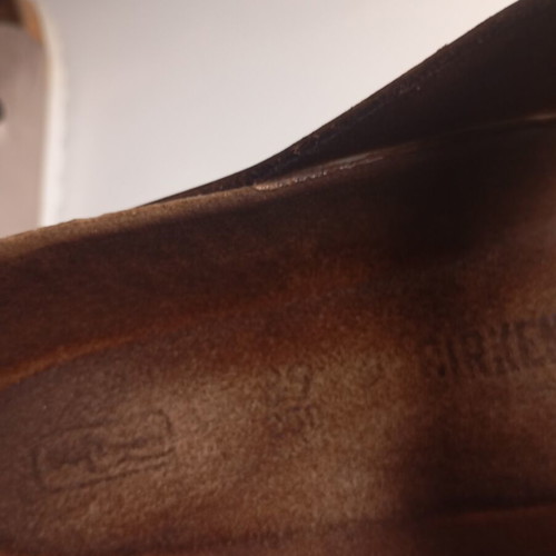 Birkenstock σανδάλια μεταχειρισμένα, νούμερο 39, ροζ ασημί