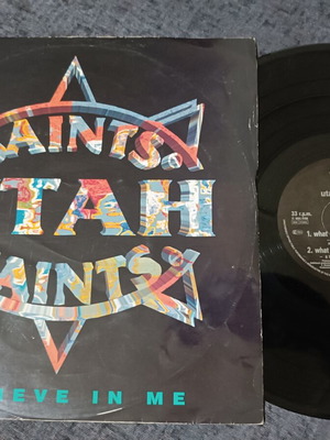 Utah Saints Believe In Me 12" maxi single like new, electronic