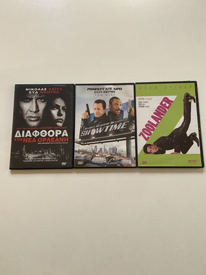DVD pack of 3 movies like new with subtitles