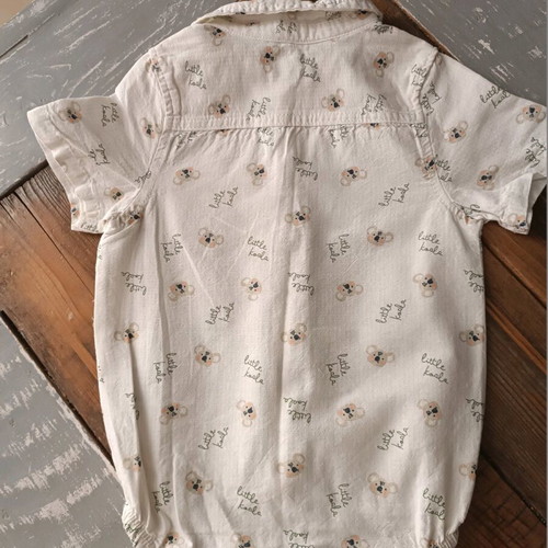 Baby boy one-piece shirt new, size 92 cm, 18-24 months, 100% cotton