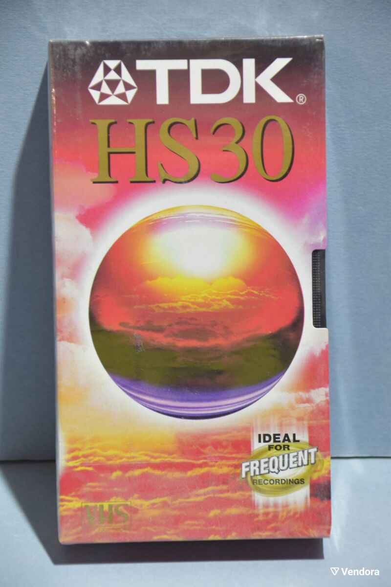 TDK Vdeocassetta VHS HS 30 minuti TDK Vdeocassetta VHS HS 30 minuti