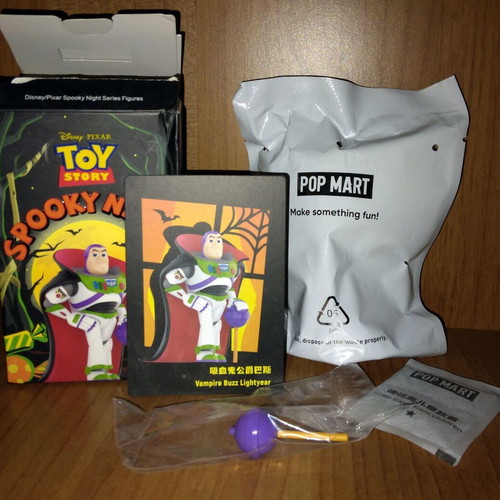 Pop Mart Disney Toy Story Spooky Night Vampire Buzz Lightyear figure new