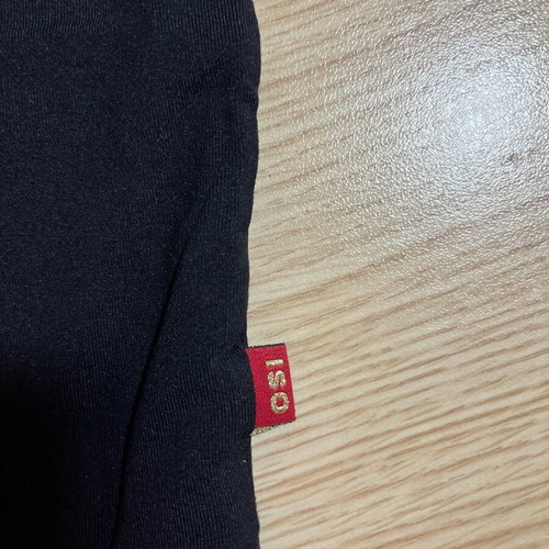 Iso fitted strapless black top like new size M