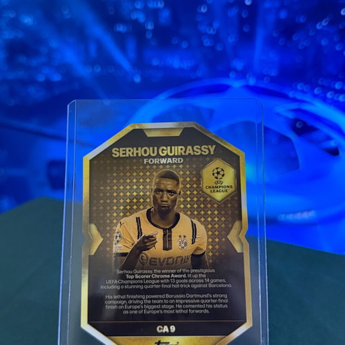UEFA Champions League Top Scorer Serhou Guirassy card new