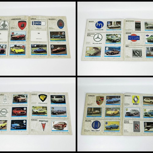 Super Auto Panini 1977 sticker album like new, rare vintage
