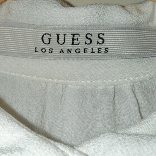 Cropped white sleeveless Guess shirt like new