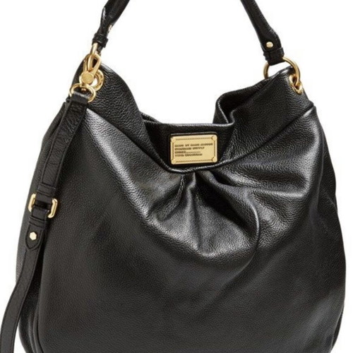 Marc Jacobs Q Hillier Black Leather Shoulder Bag used