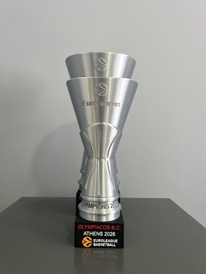 Κύπελλο EuroLeague 2026 Olympiacos έκδοση καινούργιο 3D εκτυπωμένο συλλεκτικό