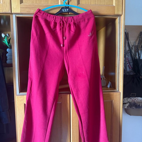 Red tracksuit with elastic waist new, size XXL