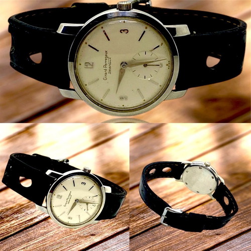 Girard Perregaux Seahawk mechanical 1950s watch used 34mm