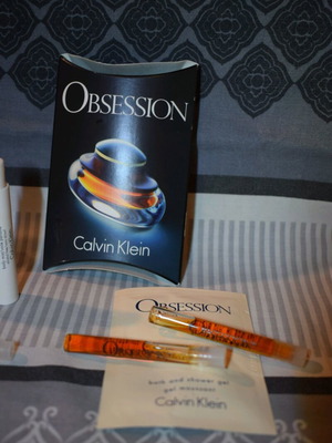 Calvin Klein perfume samples used, mix set