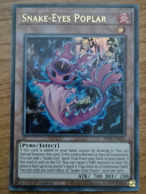 Snake-Eyes Poplar PHNI Phantom Nightmare καινούργιο Ultra Rare 1st edition