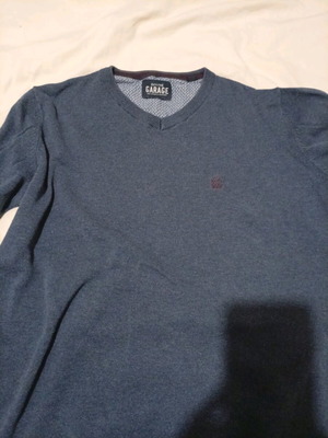 Garage men's sweater size M like new, blue