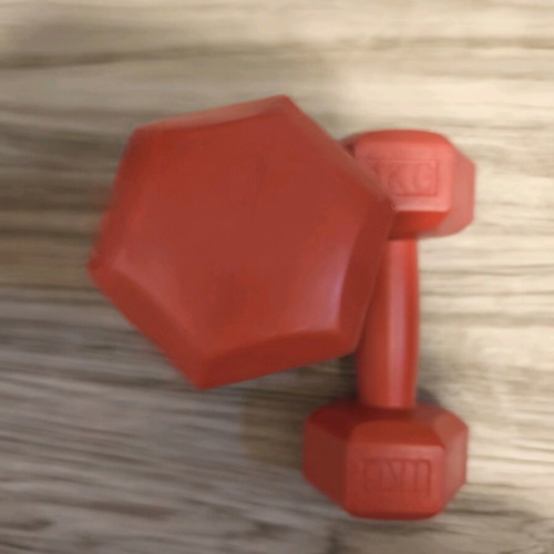 Dumbbells 1kg like new for light exercise