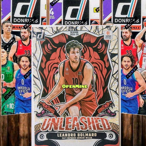 Unleashed Press Proof Card Bolmaro Armani Milan Donruss Euroleague 2024-25 new