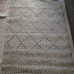 Gray rug used, 180x140 cm