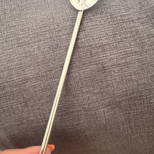 Cocktail spoons 2 in 1 set of 5, like new, metal