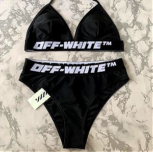 Off White Bikini Logo Tape Medium γυναικείο μαγιό
