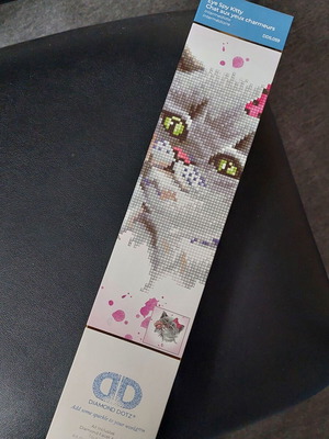 Τέχνη με Διαμαντάκια Eye Spy Kitty καινούργιο σετ 32x32 εκ.
