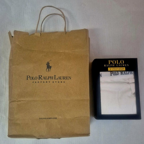 Polo Ralph Lauren boxer set of 3 white, new with belt gift