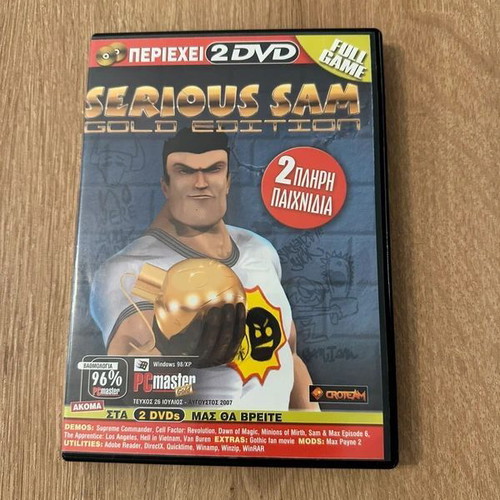 Serious Sam Gold Edition PC game like new, includes 2 CDs