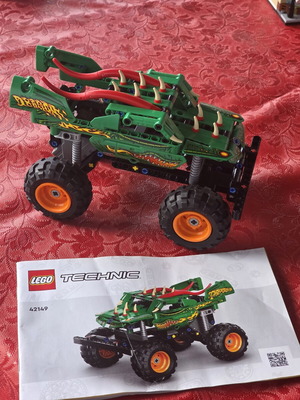 LEGO Technic Monster Jam Dragon 42149 used, 217 pieces