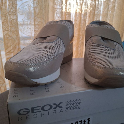 Sportex shoes size 40 like new, beige and gold