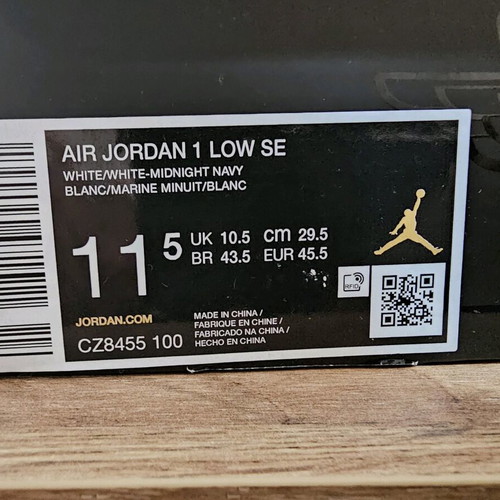 Jordan 1 Low Washed Denim New