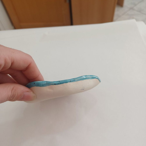 Ceramic ring dish like new, 11.5x9.5 cm