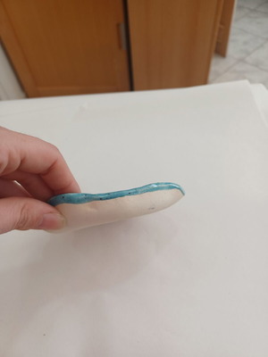 Ceramic ring dish like new, 11.5x9.5 cm