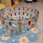 Glass Massive Candy Dish like new