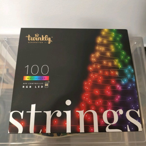 Twinkly Strings 100xRGB LED 8m smart lights new