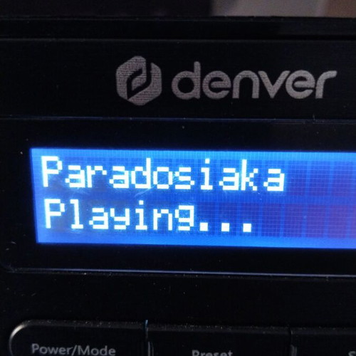 Denver DAB FM radio clock DAB-42