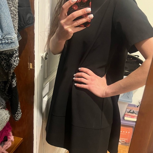 Women's black dress one size like new