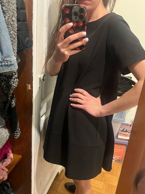 Women's black dress one size like new