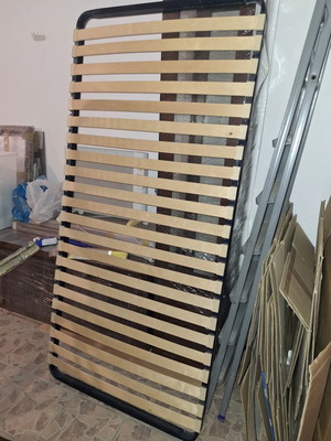 Slatted bed base for single bed like new, 88×188 cm