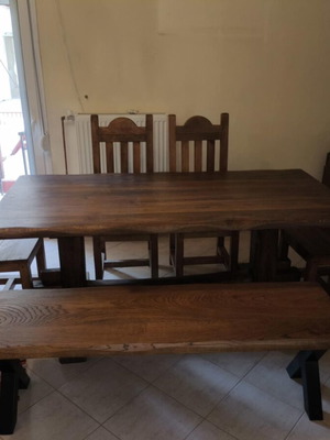 Monastic dining table like new 1.8×0.9 m