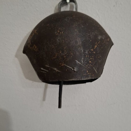 Traditional Cypriot Animal Bell used, handmade forged antique