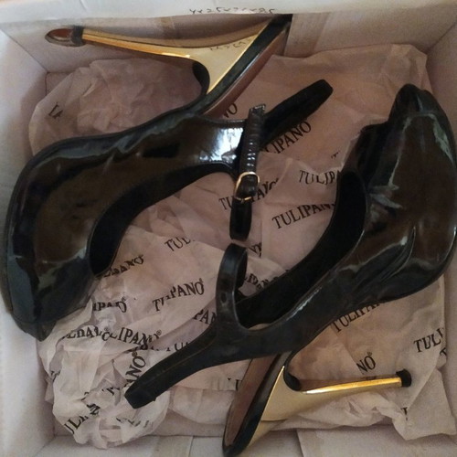 Aslanidis sandals size 37 like new, heel height 11.5cm