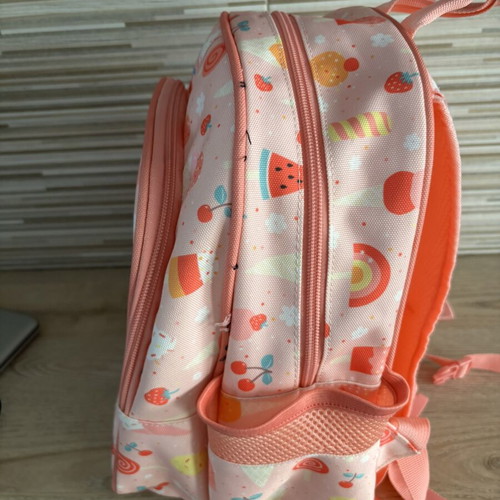 A Little Lovely school backpack with ice-cream design
