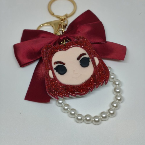 Kpop Demon Hunters Mira keychain new, red
