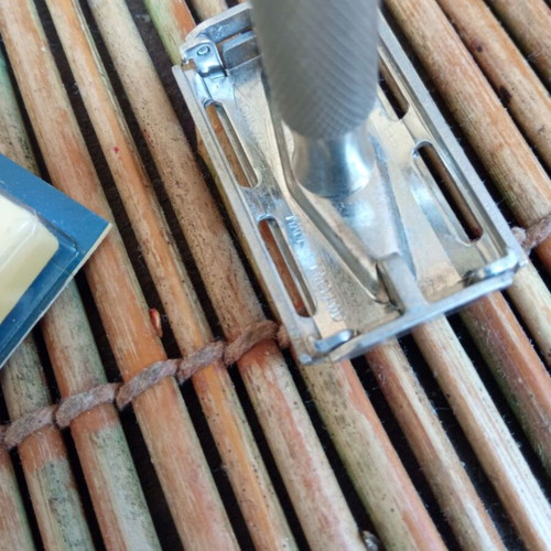Vintage Gillette 2 razors with blades used