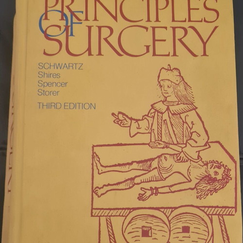 Principles of Surgery Schwartz third edition hardcover used book