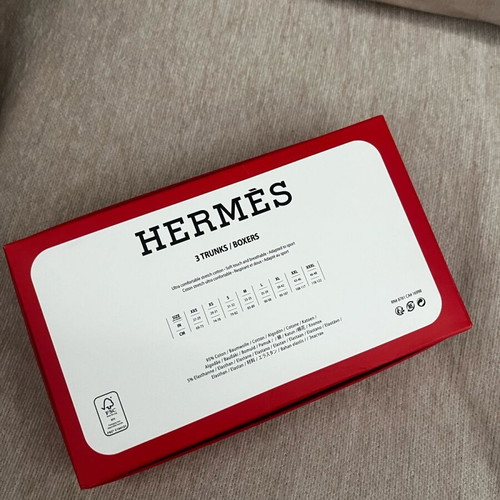Hermes boxer set 3 pieces new, size L with box